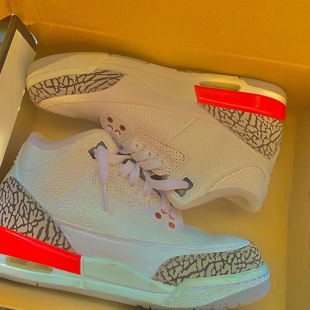White Jordan Katrina 3’s